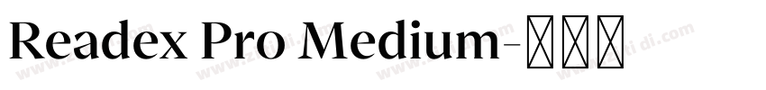 Readex Pro Medium字体转换 Readex Pro Medium字体转换